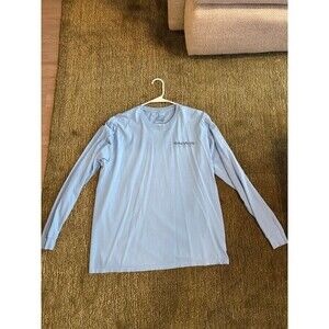 What the Fin Blue Long Sleeve T Shirt - Men’s size Large